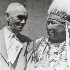Charles Brown and Chief Yellow Thunder