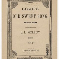 Love's old sweet song