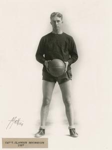 Men's basketball captain Clarence Bredendick