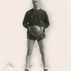 Men's basketball captain Clarence Bredendick