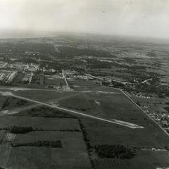 Aerial view of Racine Airport