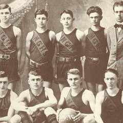 New Glarus High School boys' basketball team, 1915-16