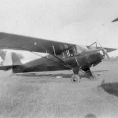 John Sullivan in his Taylorcraft NC 20381