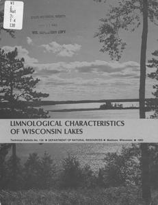 Limnological characteristics of Wisconsin lakes