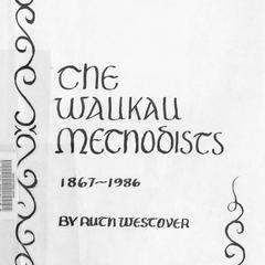 The Waukau Methodists, 1867-1986
