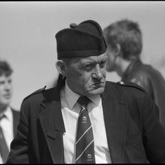 Judge at piping competition, 1988 St. Andrews Highland Games, no. 2 of 2