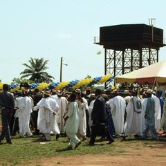 People arriving for Oba Oladele Olashore coronation