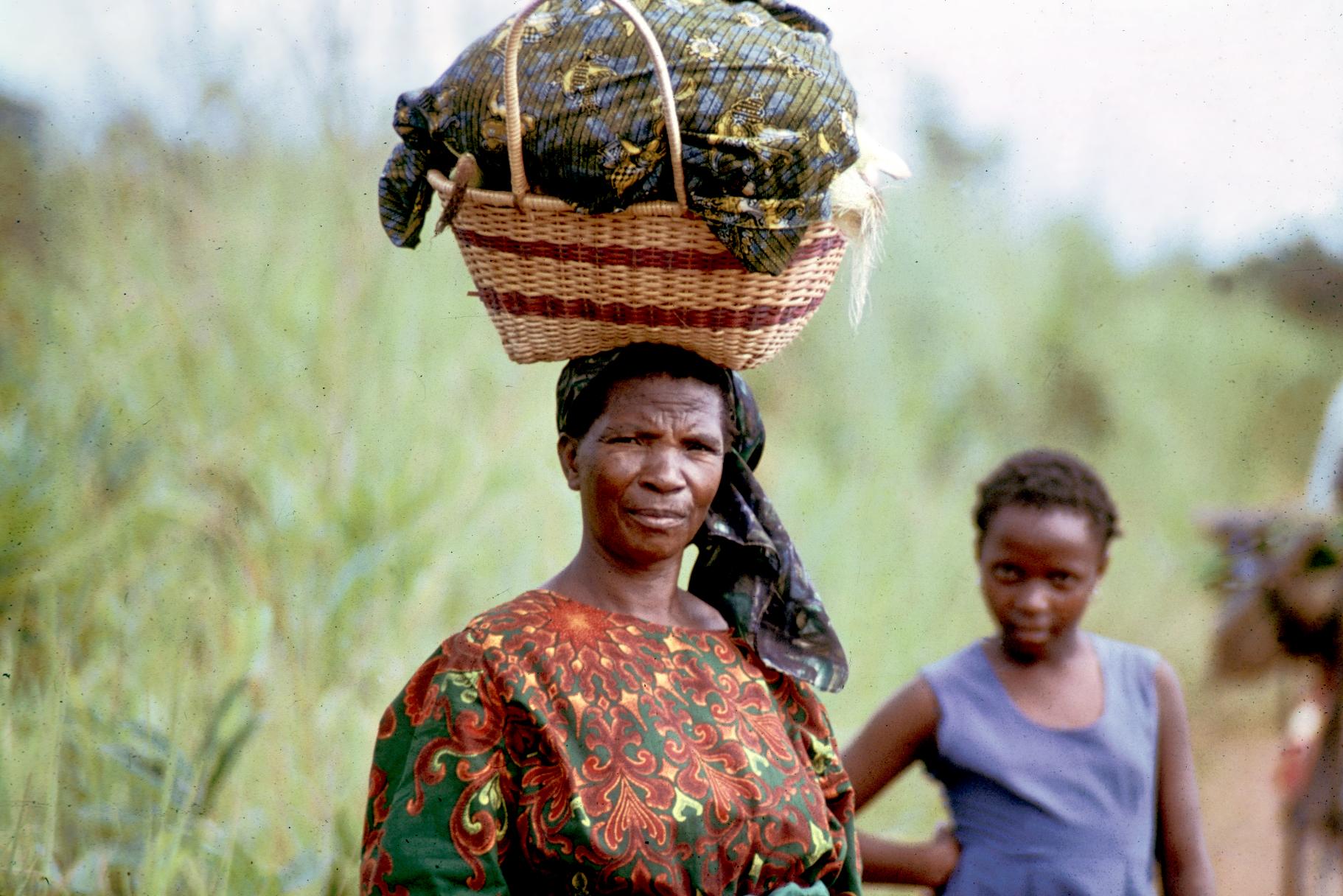 Village Woman with Load on Head