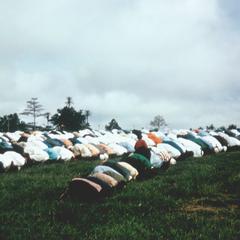 Men Praying During Ramadan