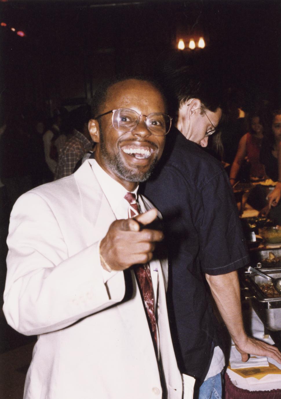 African American man at 1999 MCOR reception