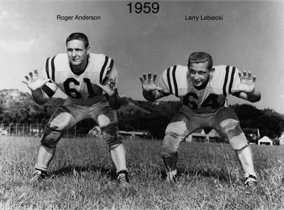 Football linebackers 1959