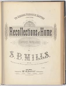 Recollections of home