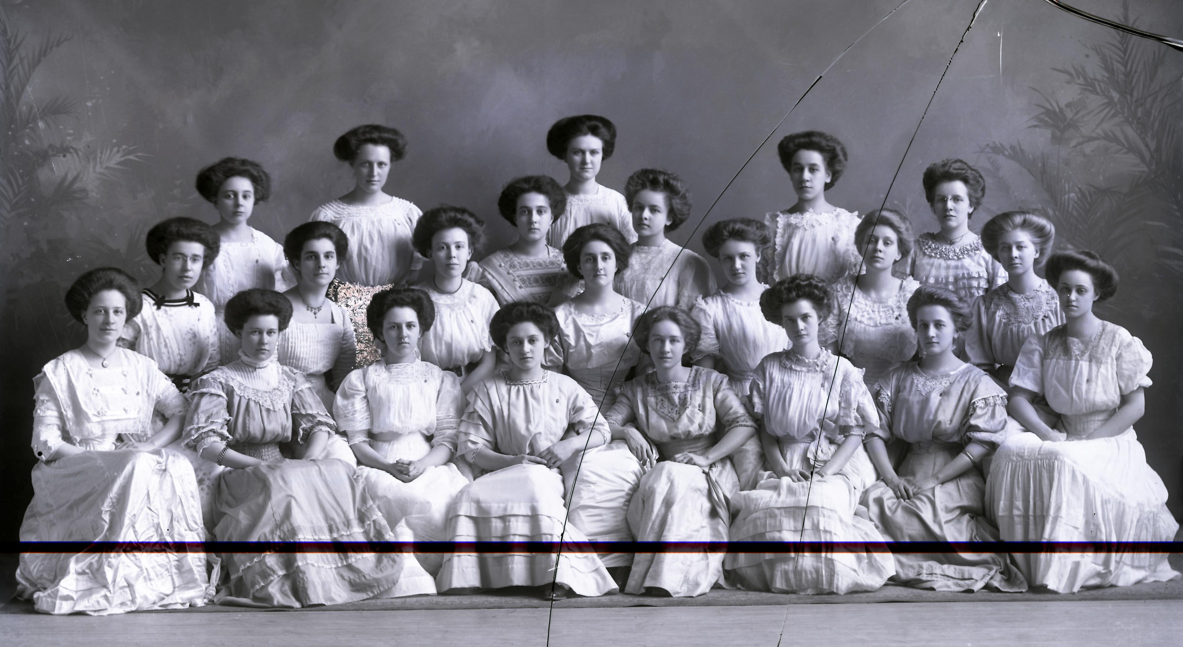 Sorority Alpha Chi Omega 1909 UWDC UW Madison Libraries