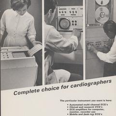 Hewlett Packard Cardiograph advertisement