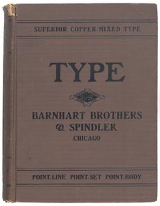 Book of type specimens : comprising a large variety of superior copper- mixed types, rules, borders, galleys, printing presses, electric-welded chases paper, and card cutters, wood goods, bookbinding machinery etc., together with vaulable information to the craft. Specimen book no. 9