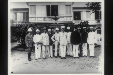 General E. S. Otis and staff, Manila, Malacanang, 1898