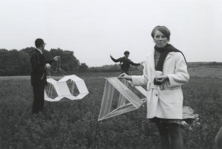 Art class flying kites