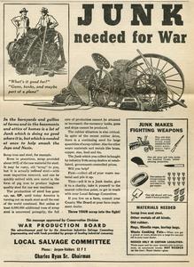 Junk needed for war