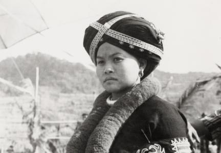A Yao (Iu Mien) woman in Nam Kheung, Houa Khong Province