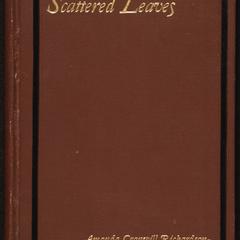 Scattered leaves : poems from a collection of poems lost during the war