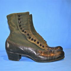 Military green boots