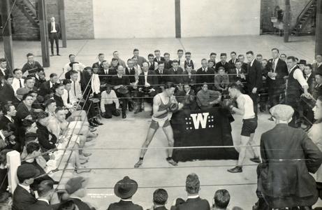 UW boxing match, May 1921
