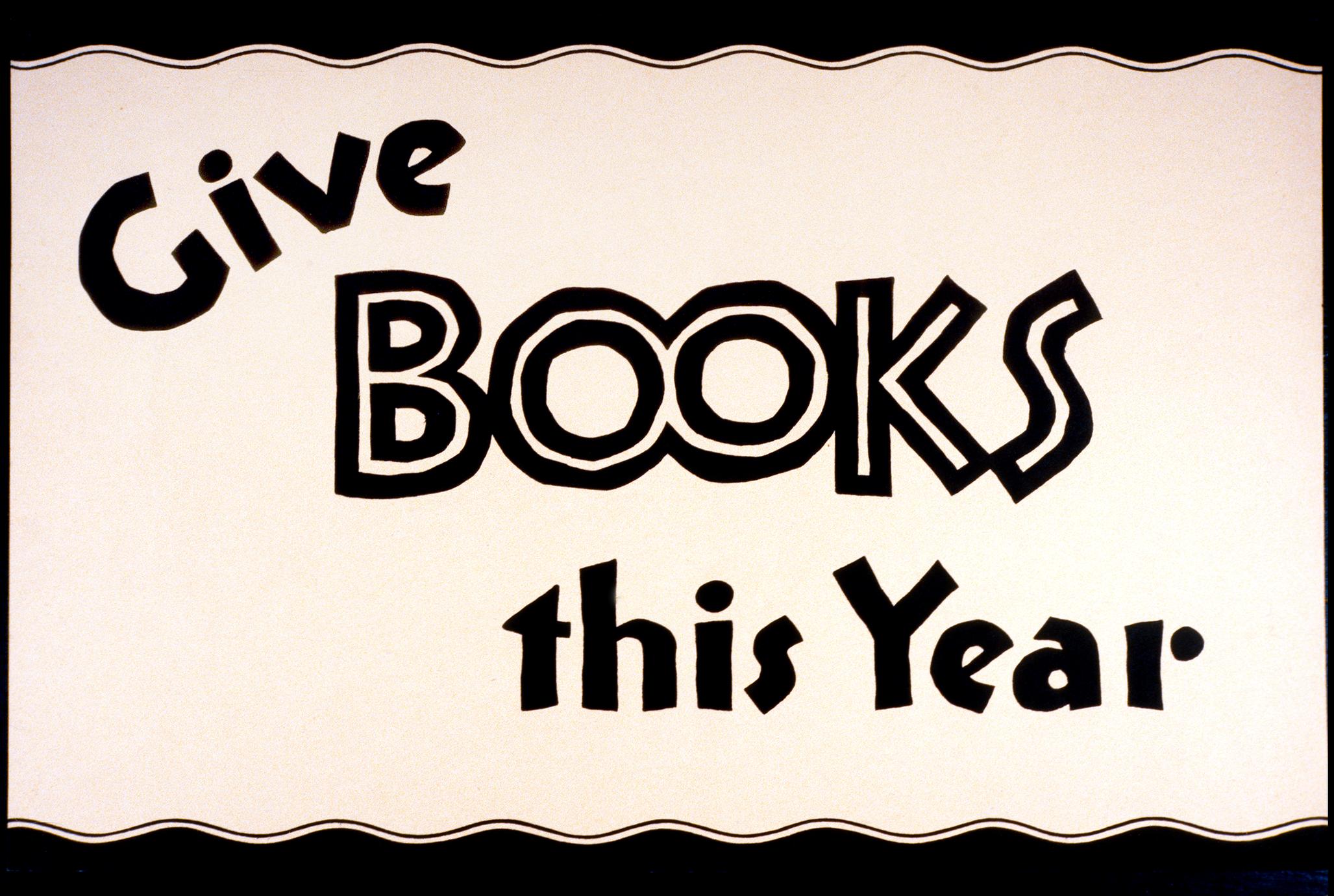 Give books this year