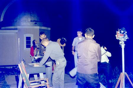 Astronomy group outside Student Observatory