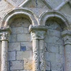 Christchurch Priory north transept arcade