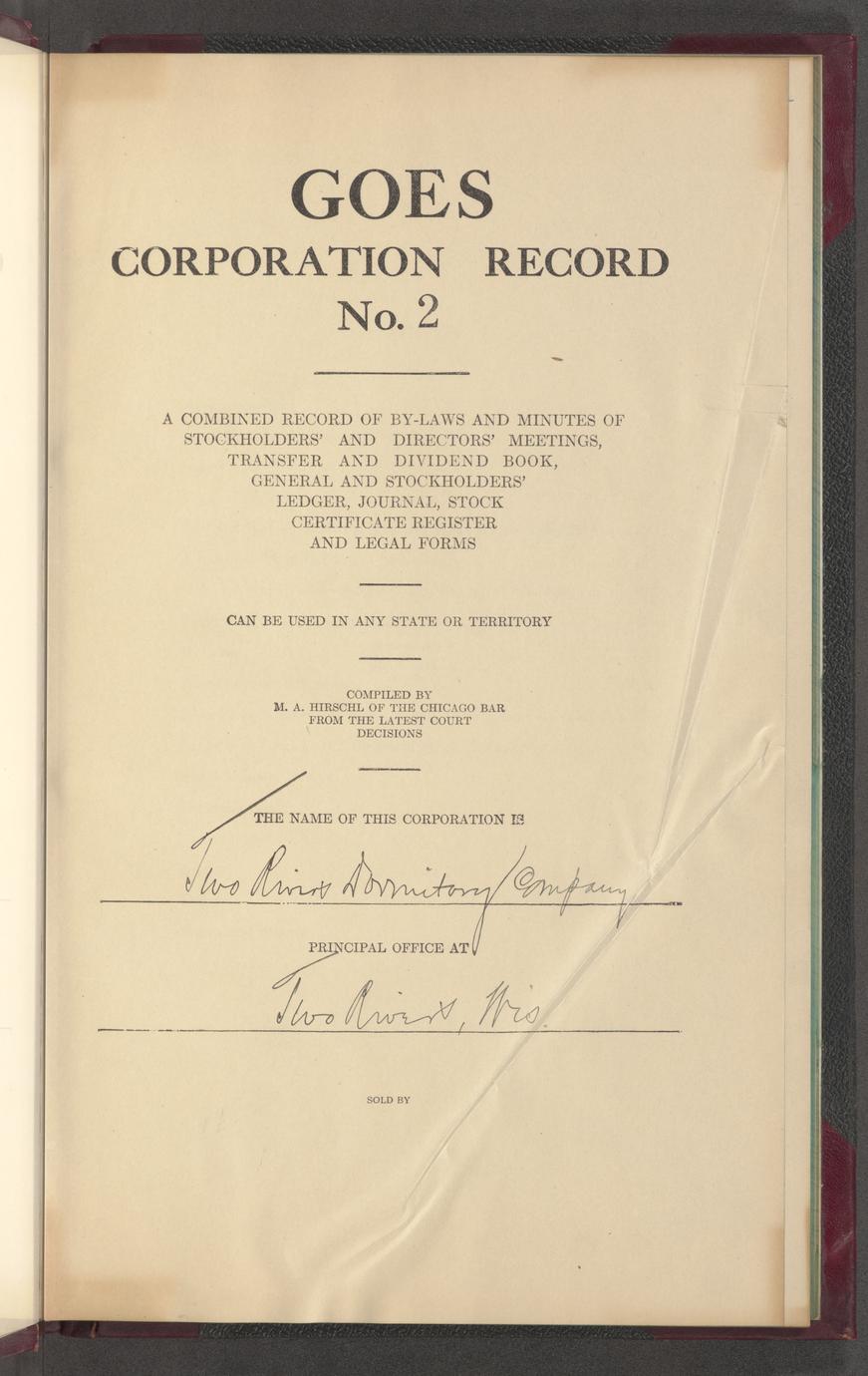 Hamilton Manufacturing Company miscellaneous administrative and other