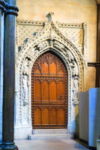 Rochester Cathedral interior chapter house door