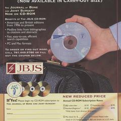 Journal of Bone and Joint Surgery CD-ROM advertisement