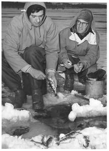 Arthur Hasler and fisherman