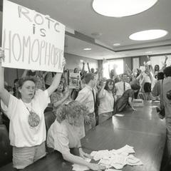 ROTC Protest, Press Conference