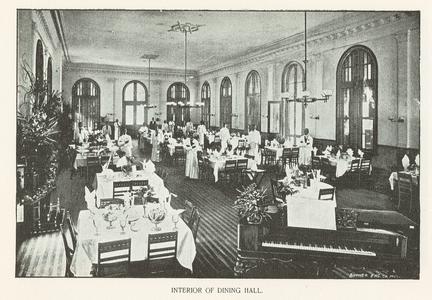 Interior of dining hall