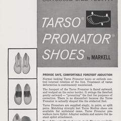 Tarso Pronator Shoes advertisement