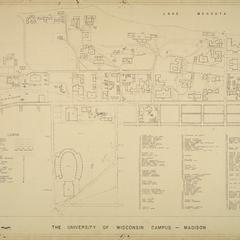 Map, UW-Madison, 1940