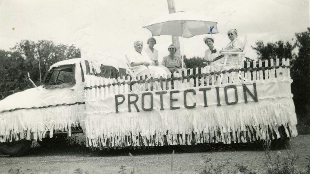 ‎Waterford parade float UWDC UWMadison Libraries