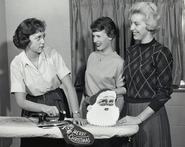 Ironing Christmas decorations