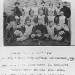 Two Rivers football team circa 1900