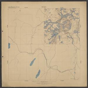 Geological map of Elmwood area (Iron County, Michigan)