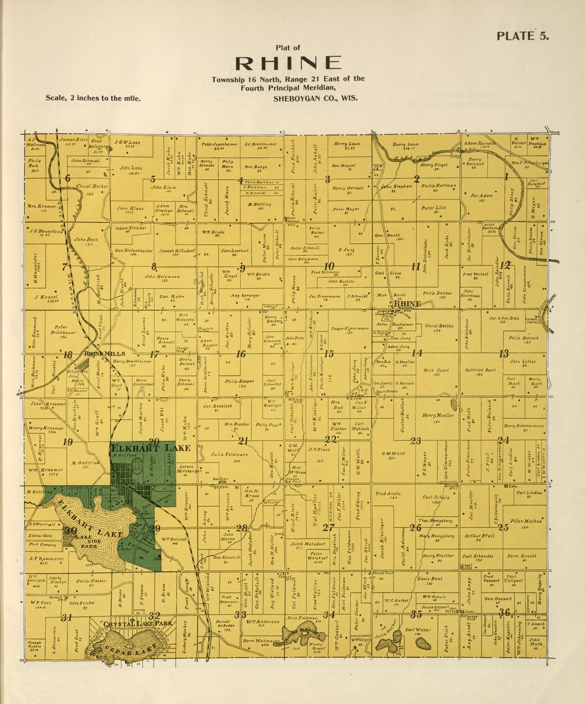 Illustrated Historical Atlas Of Sheboygan County Full View Uwdc Uw Madison Libraries 4136