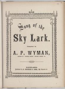 Song of the sky lark