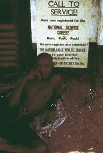 Poster Reminding Ghanaians of National Service Duty