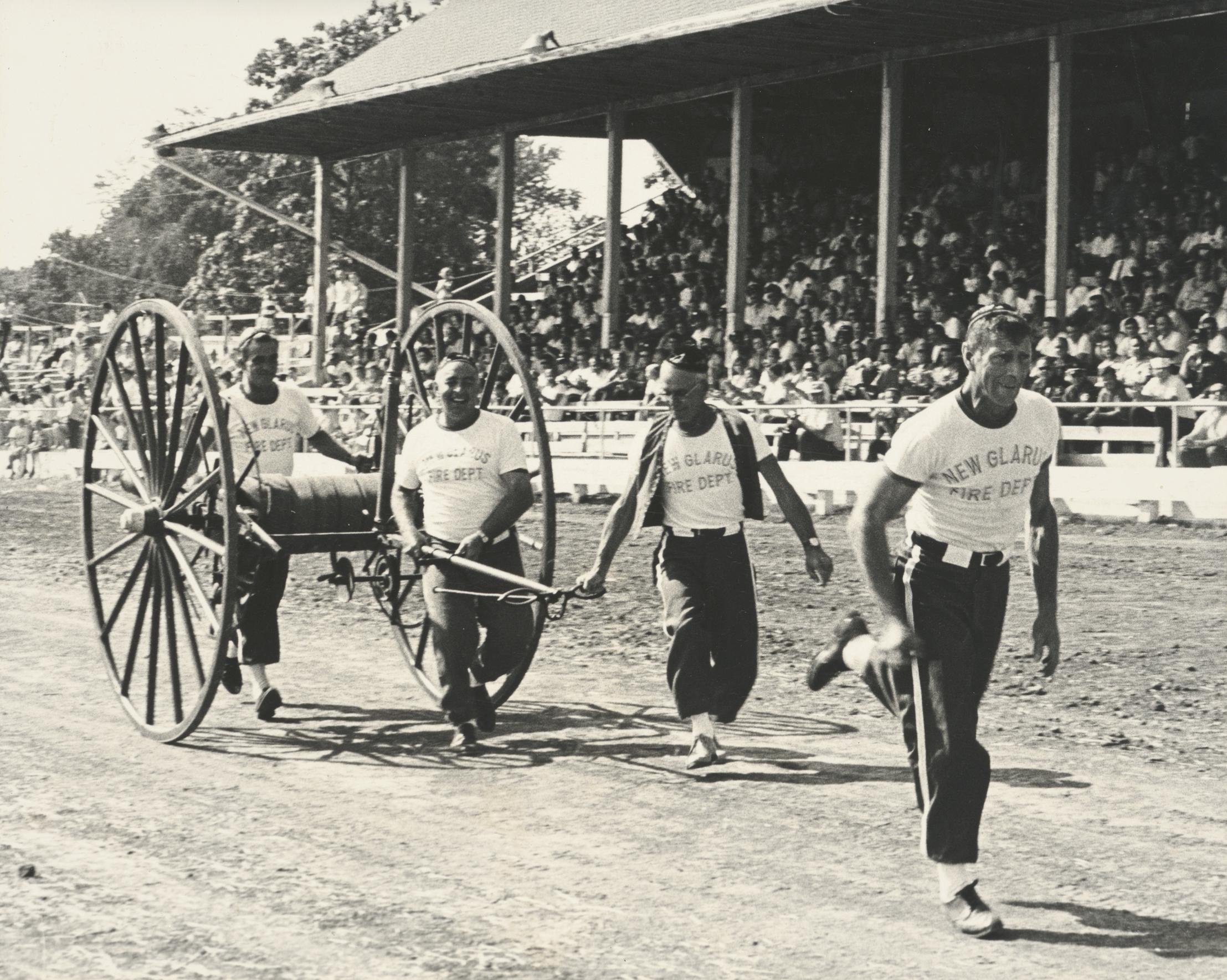 ‎New Glarus Fire Department hose relay UWDC UWMadison Libraries
