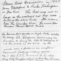 Steam Boat Document