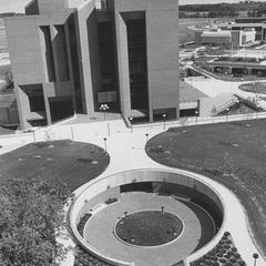 Aerial view of Library Learning Center