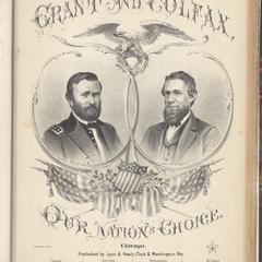 U.S. Grant and Colfax : our mighty nation's choice