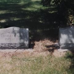 Tombstone of Charles and Nell Casey