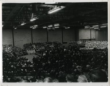 Christmas concert in the Johnson Fieldhouse